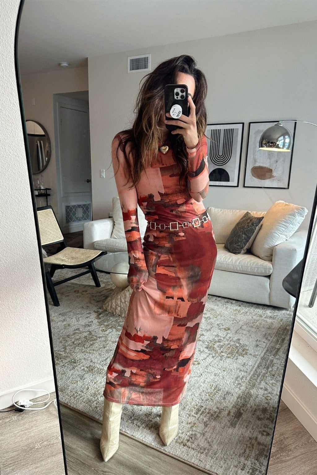 Casanova Printed Mesh Maxi Dress - XXL Size - Women's Dresses - 12th Tribe Casanova Printed Mesh Maxi Dress - XXL Size - Women's Dresses - 12th Tribe