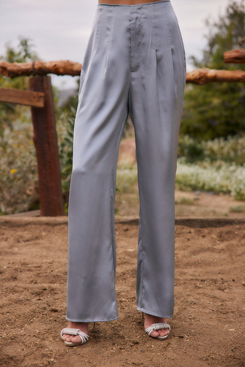 Halley - Formal tweed trousers - High waisted style