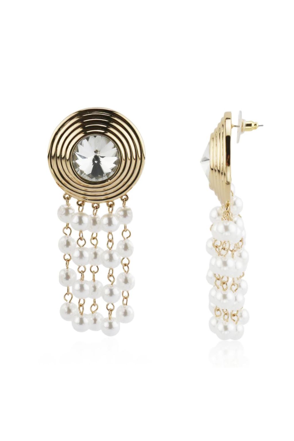 Women's Gold Fringe Earrings | 12th Tribe Women's Gold Fringe Earrings | 12th Tribe