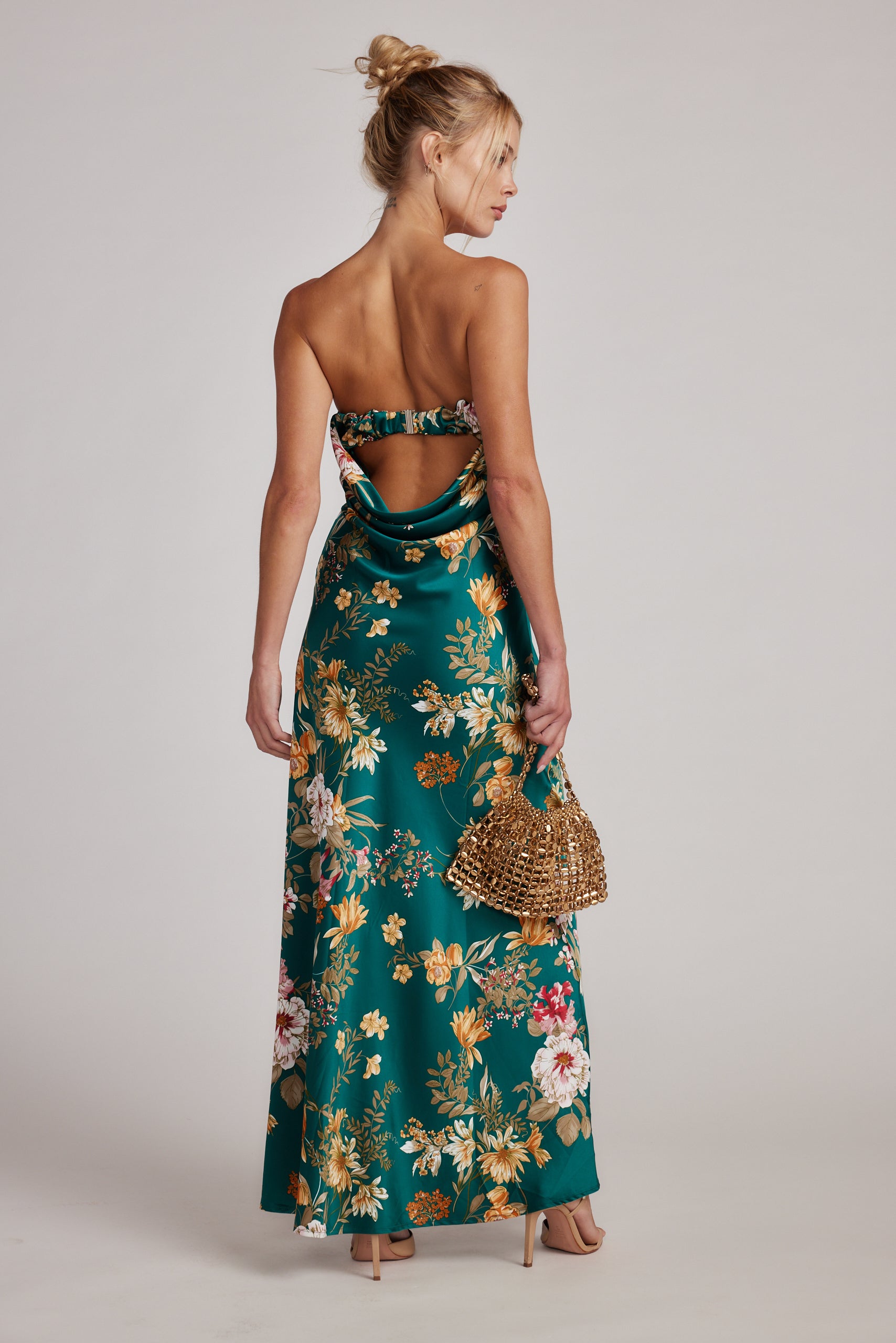 Women's Emerald Floral Dress | 12th Tribe Women's Emerald Floral Dress | 12th Tribe