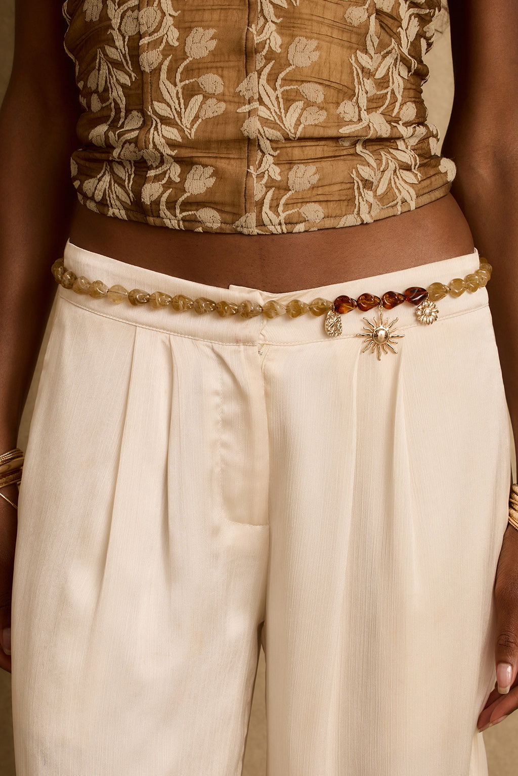 Novara Beaded Charm Chain Belt | 12th Tribe