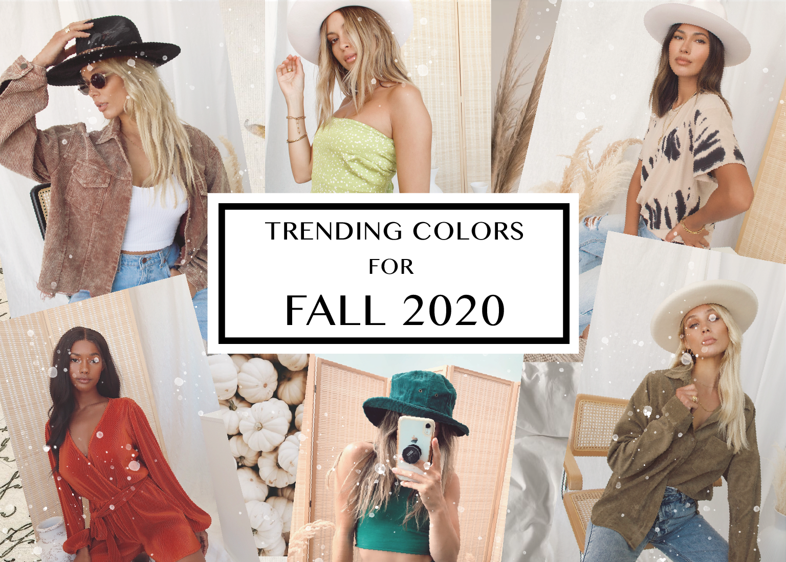 Trending Colors for Fall 2020
