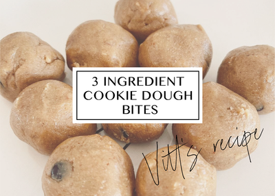 Vitt's Recipe: 3 Ingredient Cookie Dough Bites