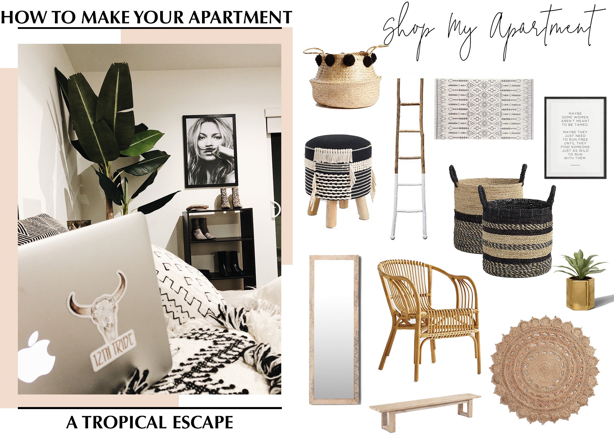 How To Make Your Apartment a Tropical Escape