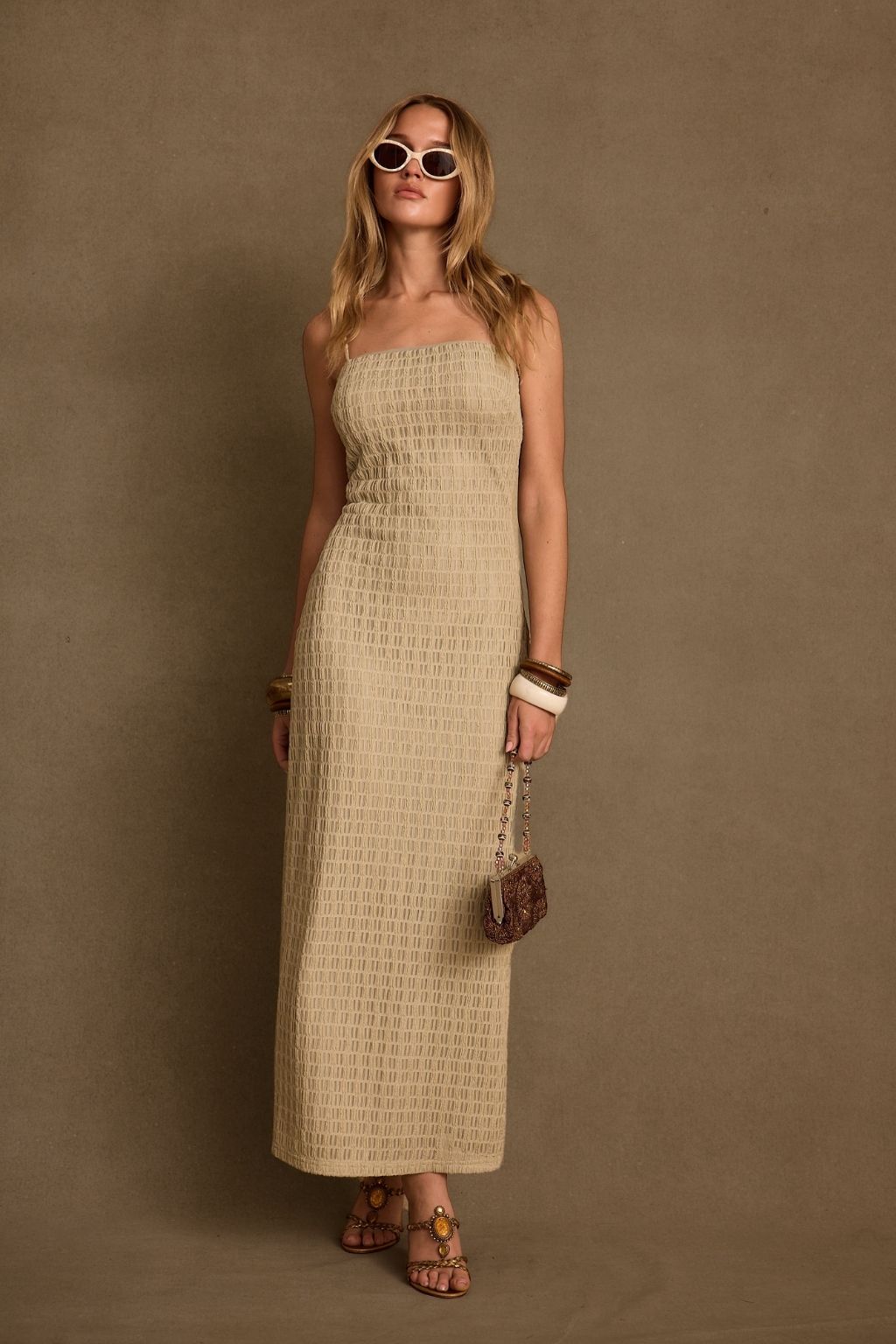 Jazmin Light Sage Midi Dress