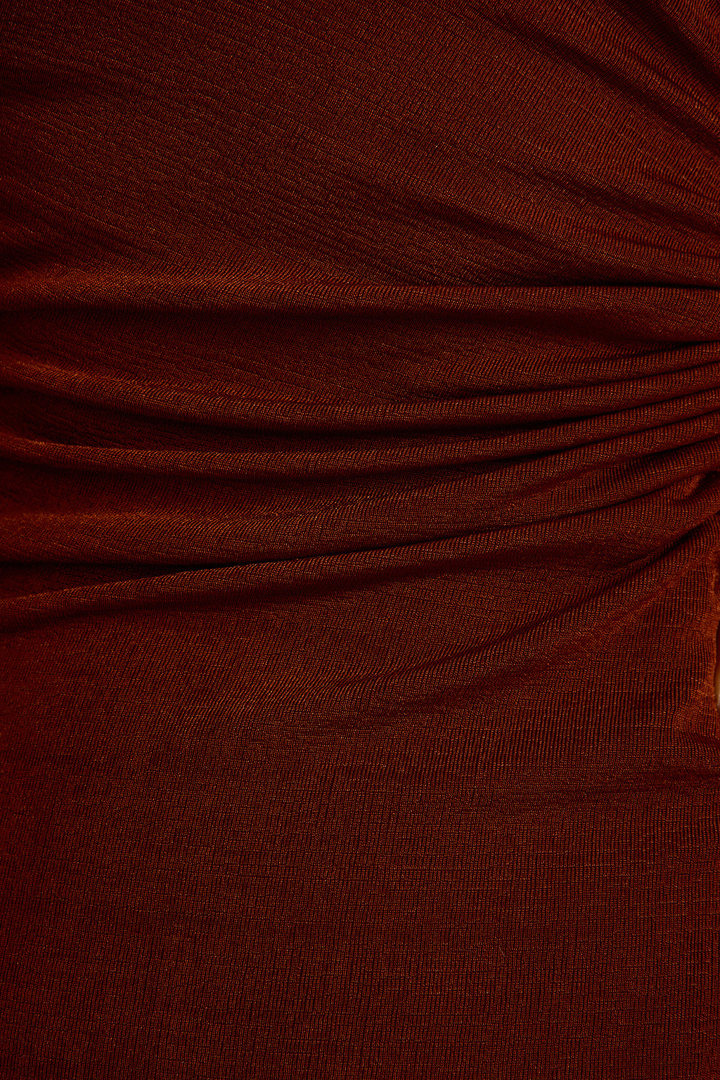 Aftergold Rust Cutout Midi Dress