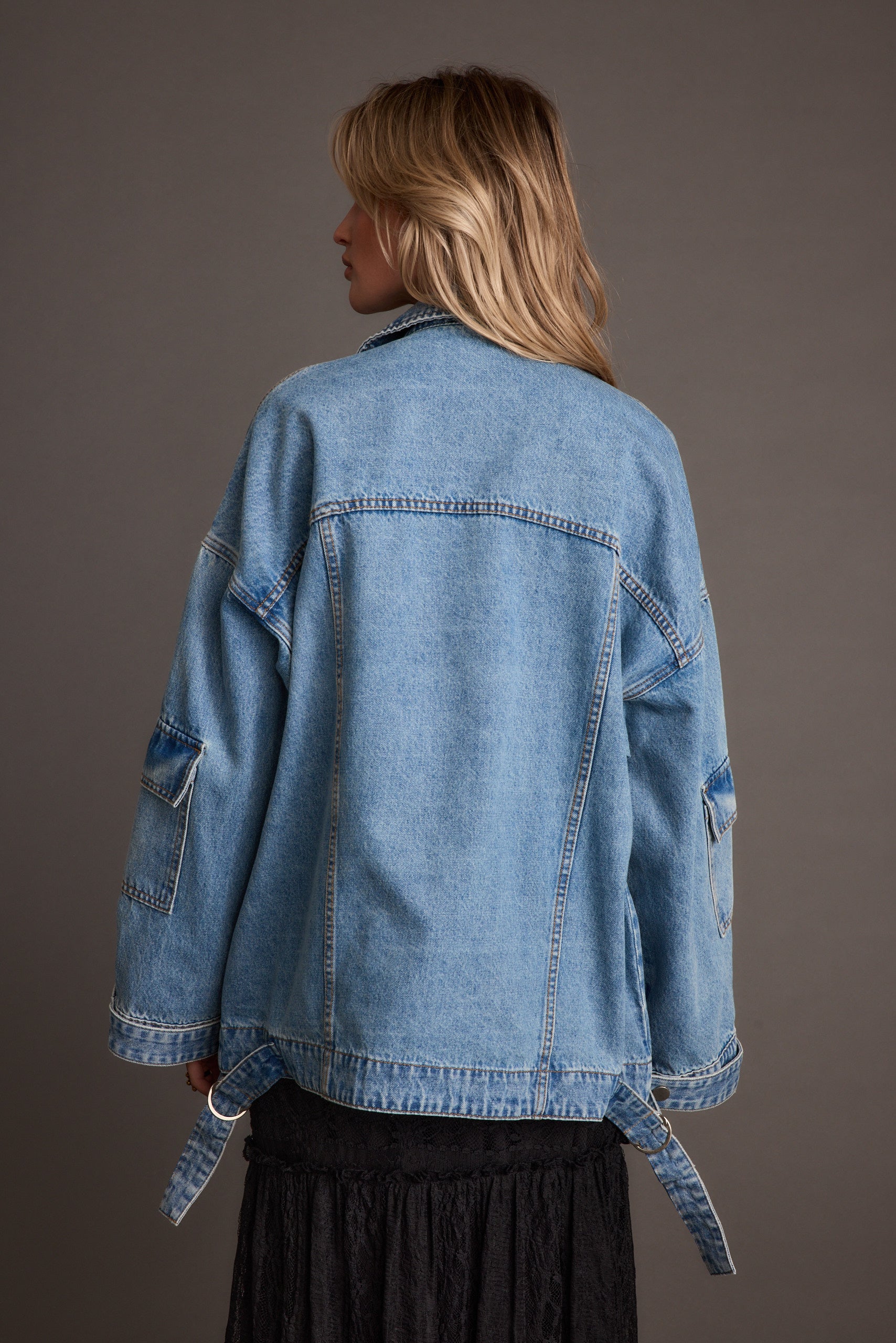 Axel Denim Cargo Jacket 12th Tribe