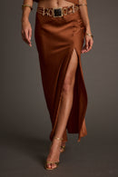Alaina Cinnamon Maxi Skirt