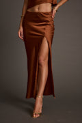 Alaina Cinnamon Maxi Skirt
