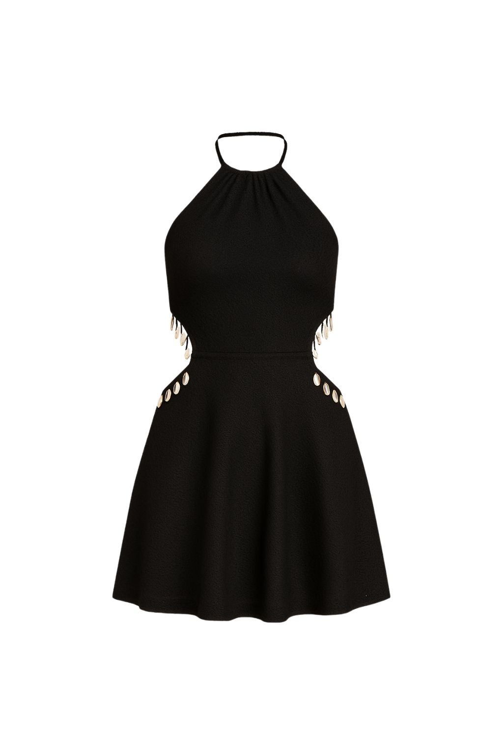 Women's Alejandra Black Mini Dress | 12th Tribe Women's Alejandra Black Mini Dress | 12th Tribe
