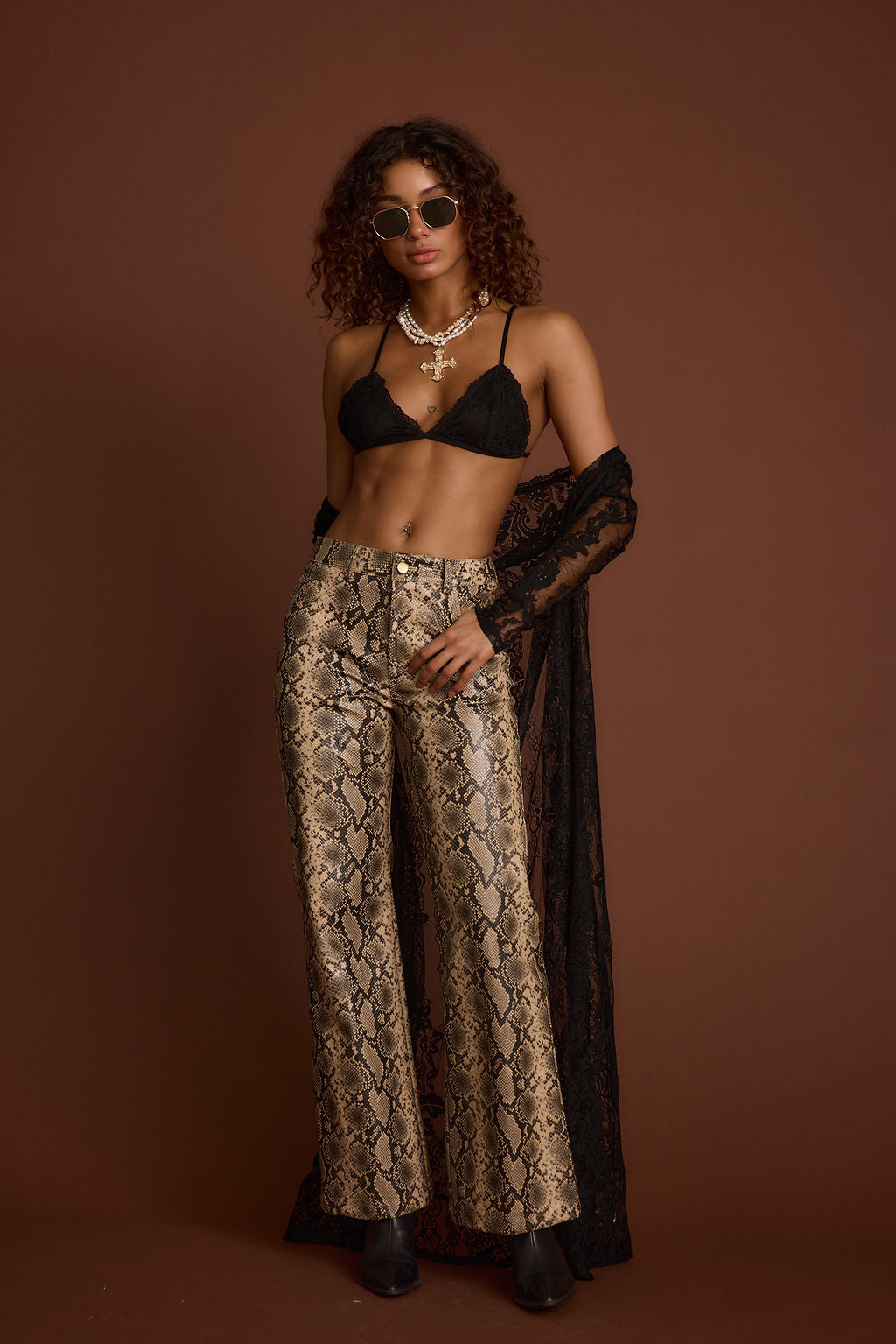 Ambrose Black Lace Bra