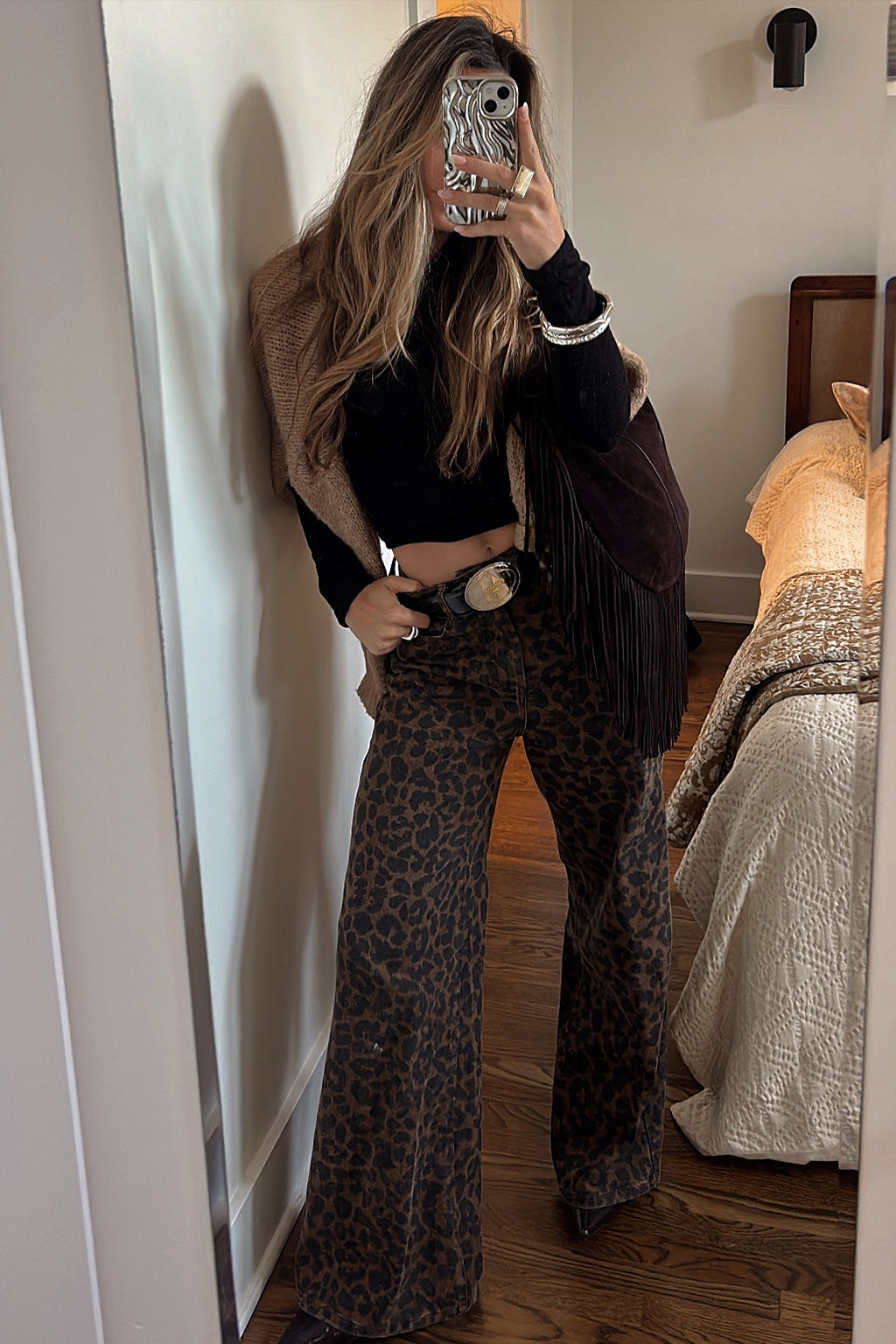 Midland Leopard Print Pant