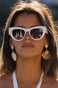 Bienvenue Off-White Bold Sunglasses