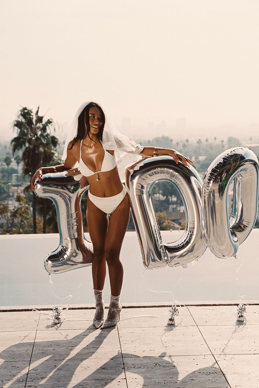 Playa Ivory Gardenia Bikini Bottoms