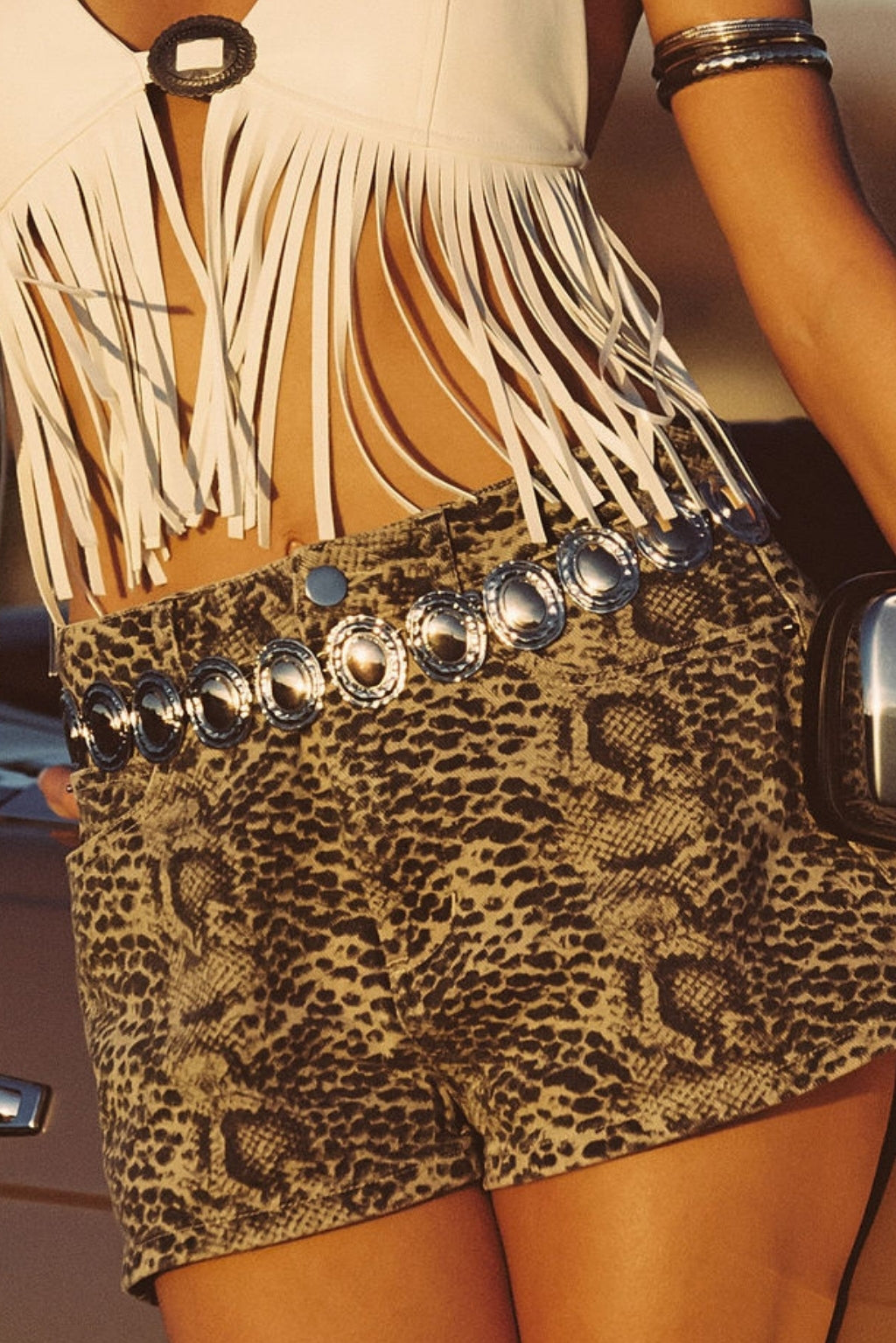 Bailey Silver Statement Belt