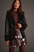 Banks Black Belted Coat