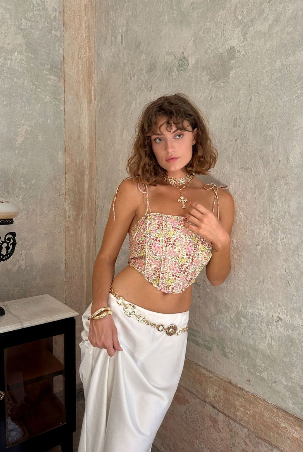 Gold Standard Sage Jacquard Dress
