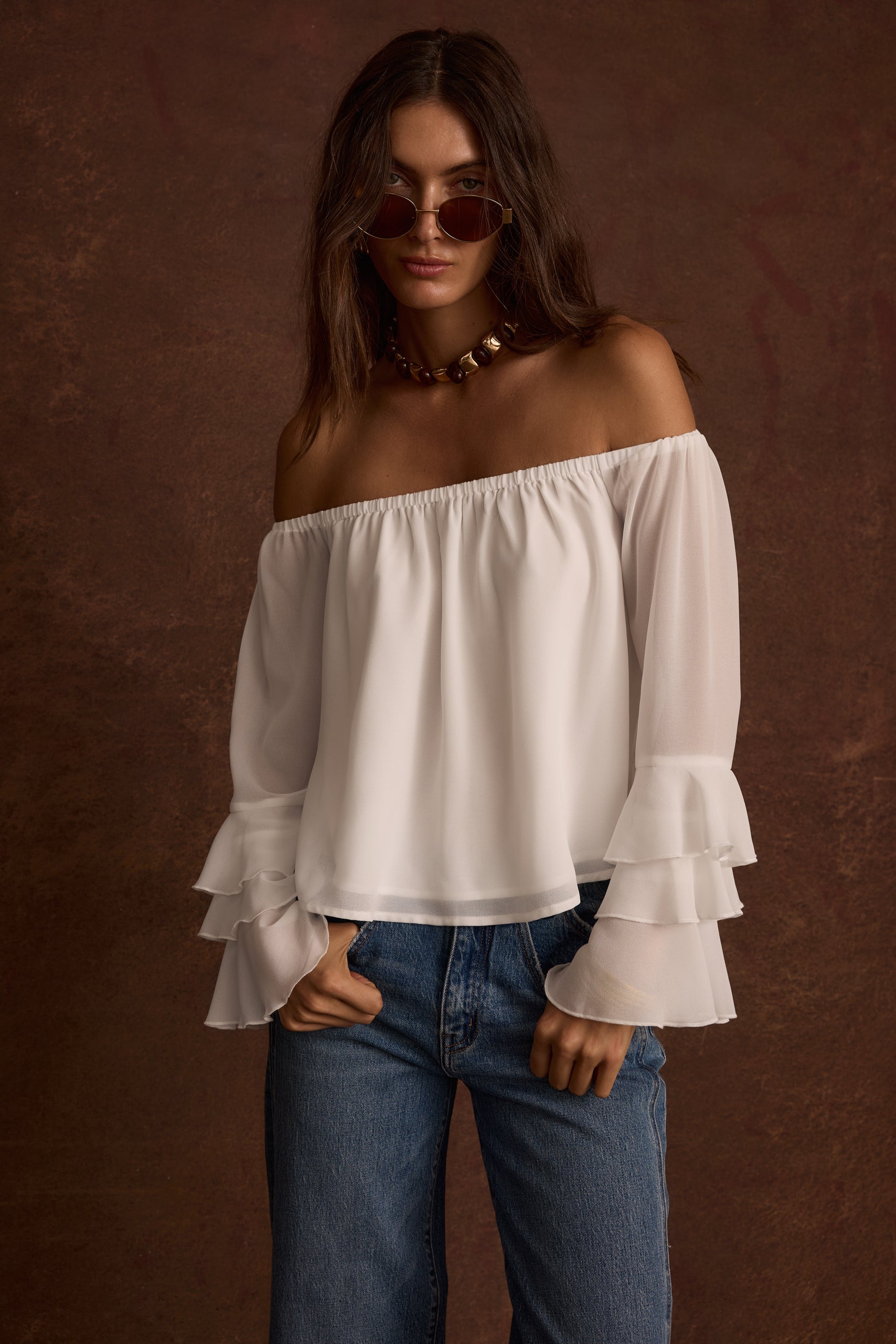 Brinley Off Shoulder Blouse