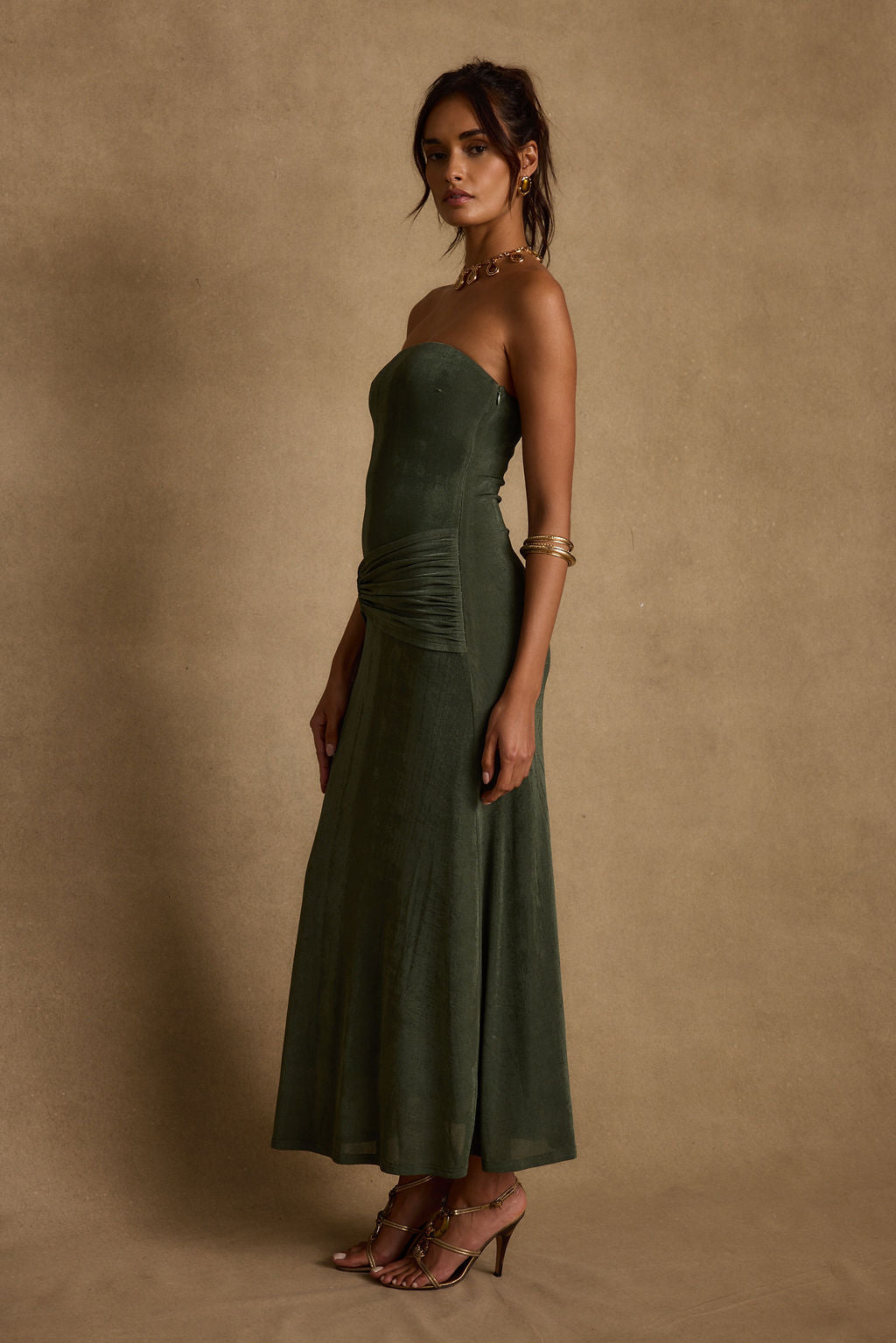 Cala Sol Emerald Maxi Dress