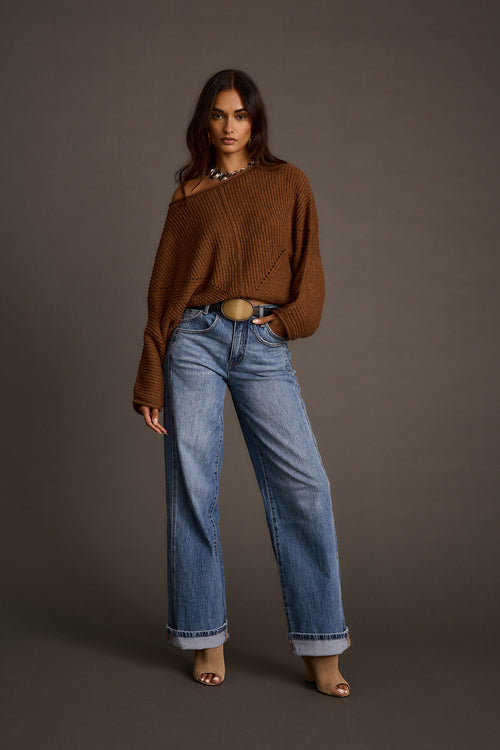 Clara Brown Knit Sweater
