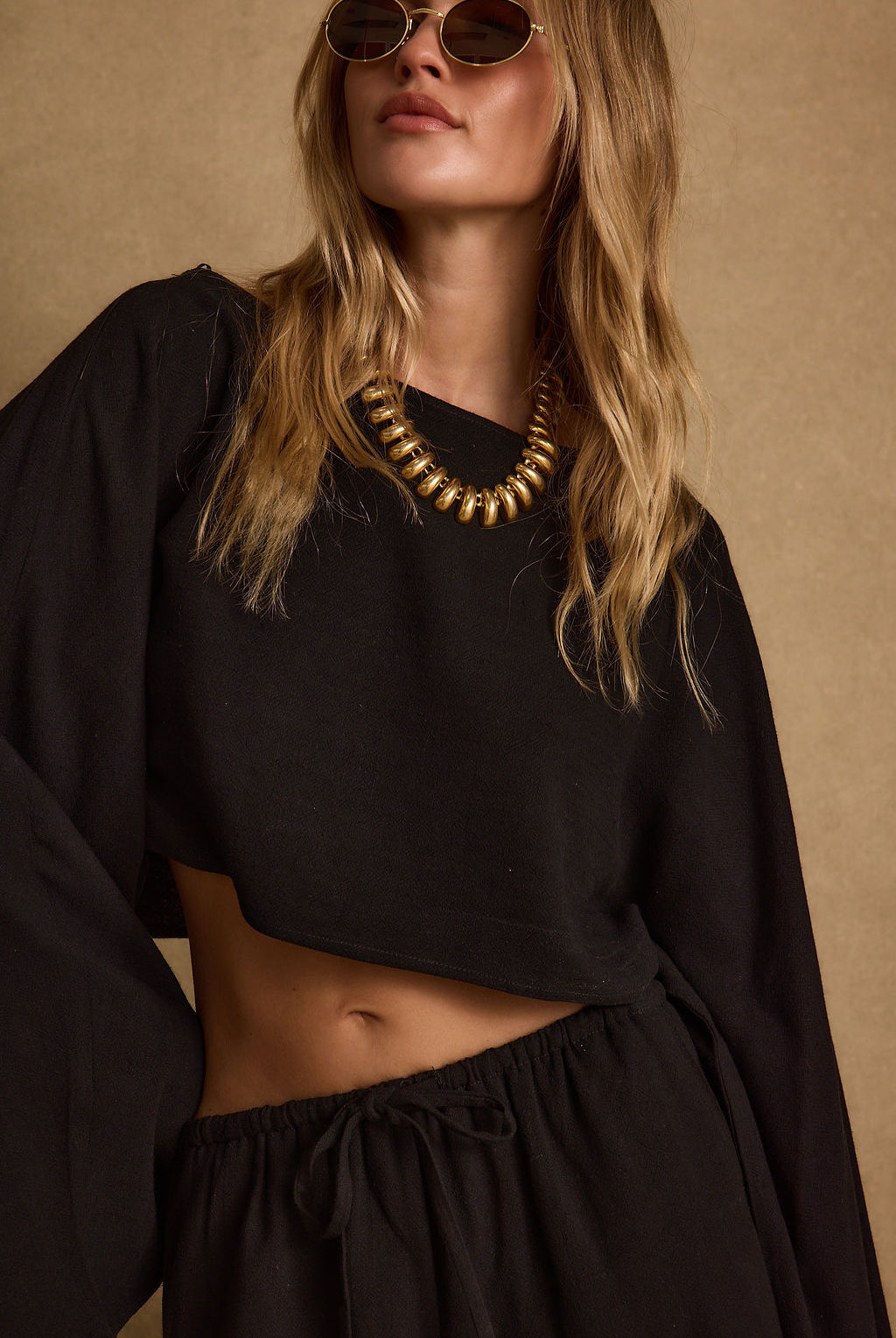 Dahlia Brown Maxi Skirt