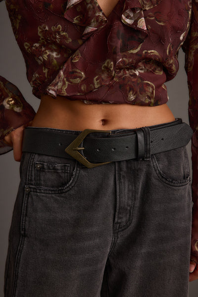 Calder Black Interchangeable Buckle Belt | 12th Tribe display picture 3