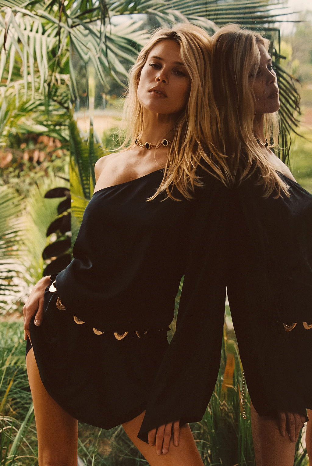 Dahlia Brown Maxi Skirt