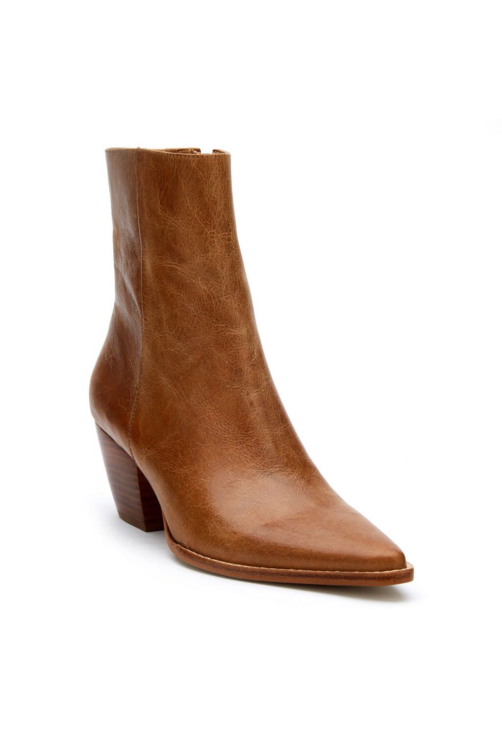 Caty Cobra Snake Print Cowboy Ankle Bootie