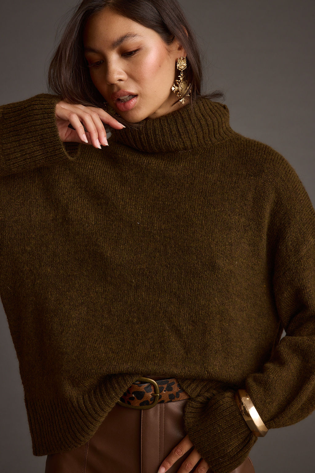 Cedar Oversized Sweater Turtleneck