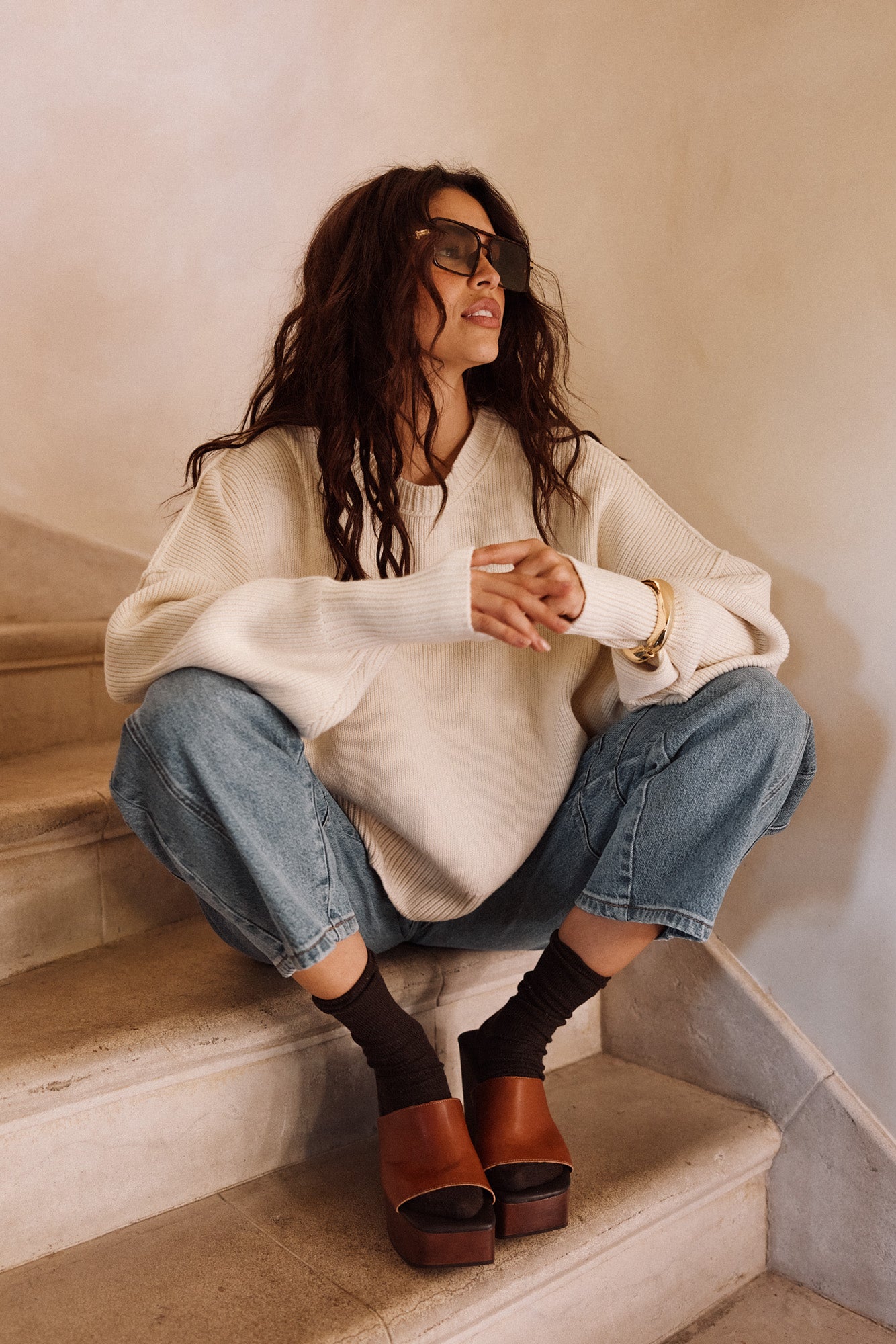 Chelsea Cream Sweater