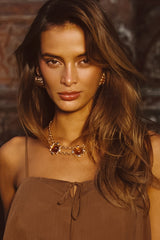 Coralli Amber Stone Choker