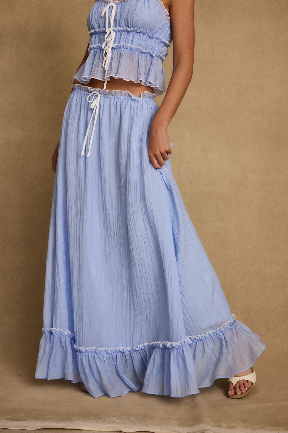 Delani Maxi Skirt - Blue