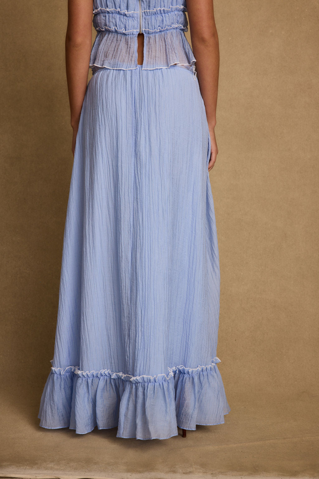 Dahlia Blue Maxi Skirt