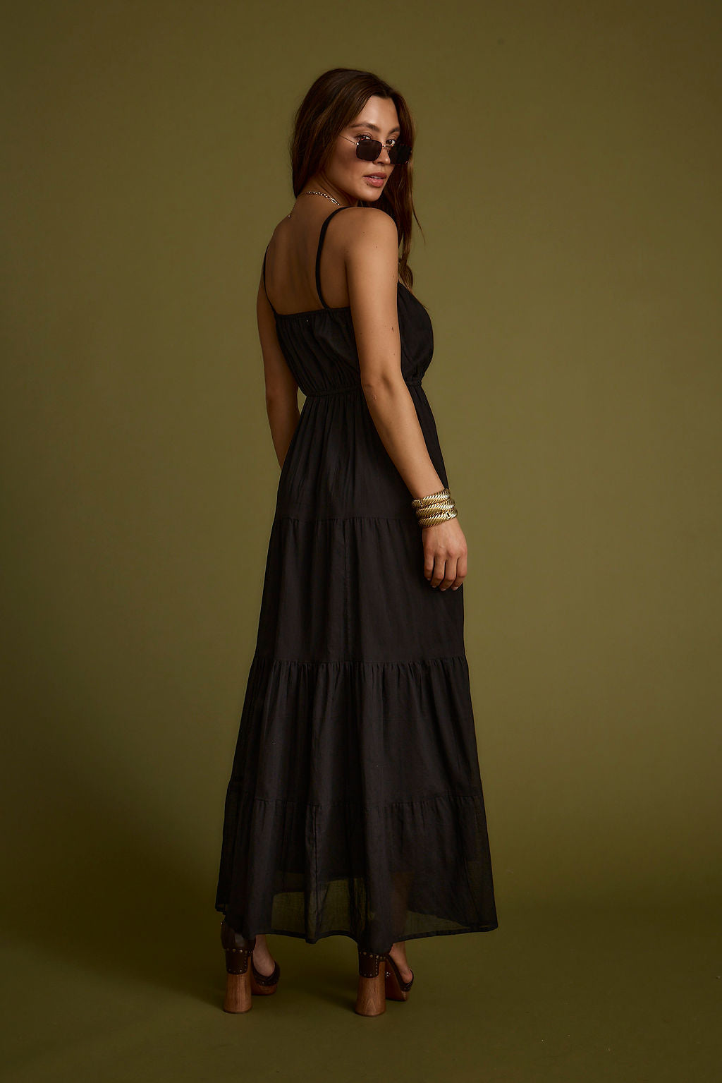 Darion Black Maxi Dress