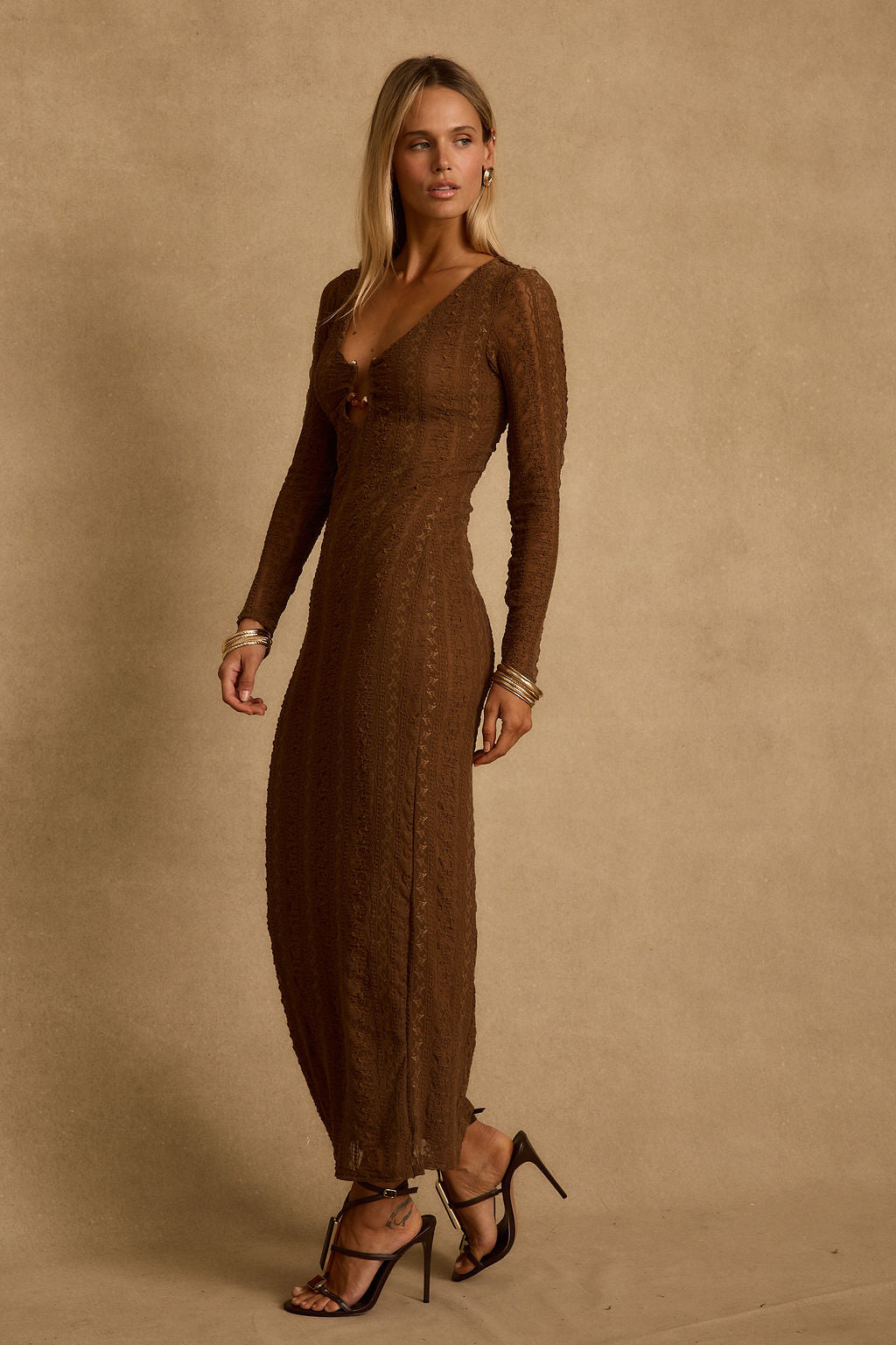 Dorado Mocha Maxi Dress