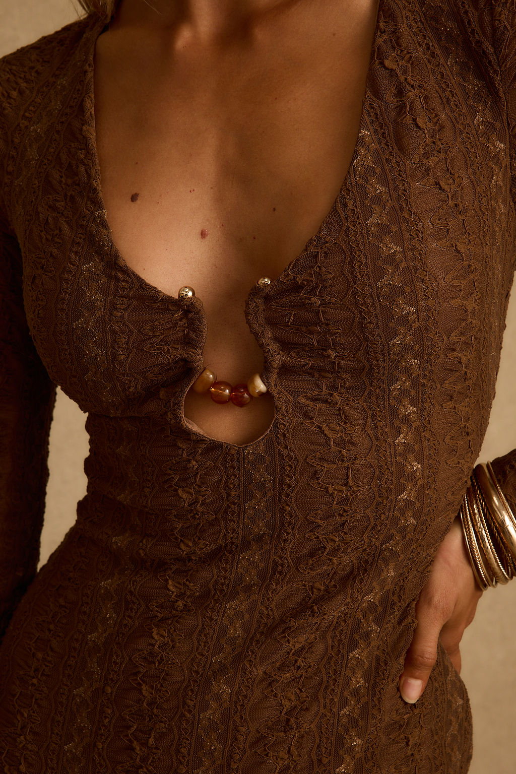 Dorado Mocha Maxi Dress