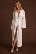 Dove White Bridal Robe