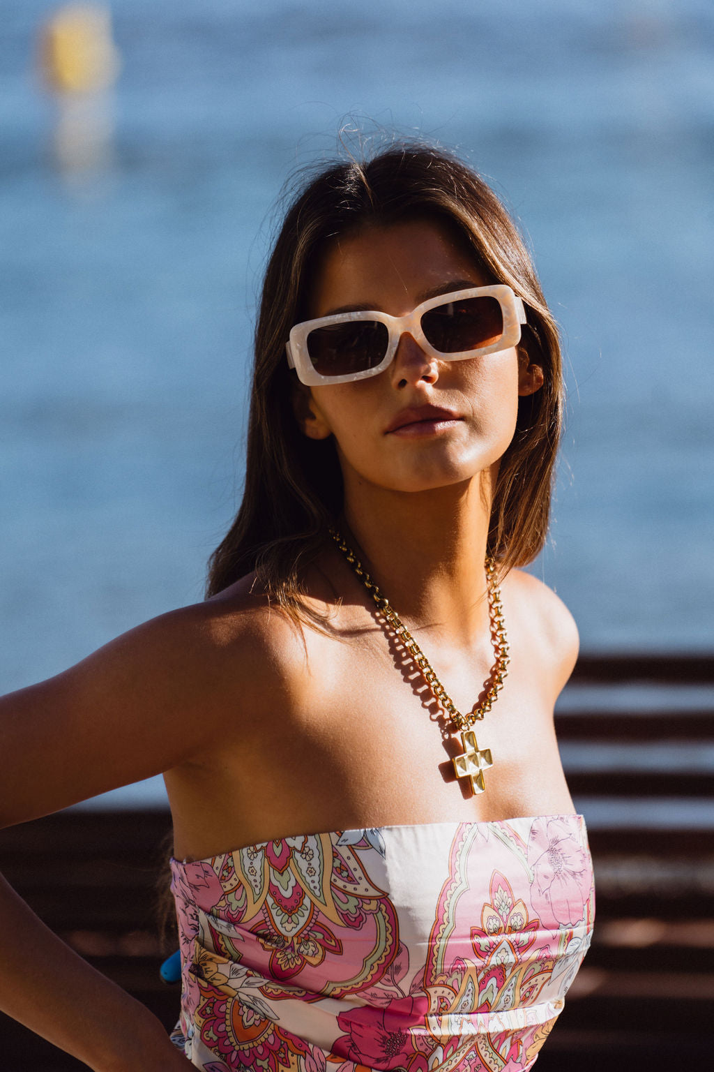 Pink piece with refined detailing and a flattering silhouette.