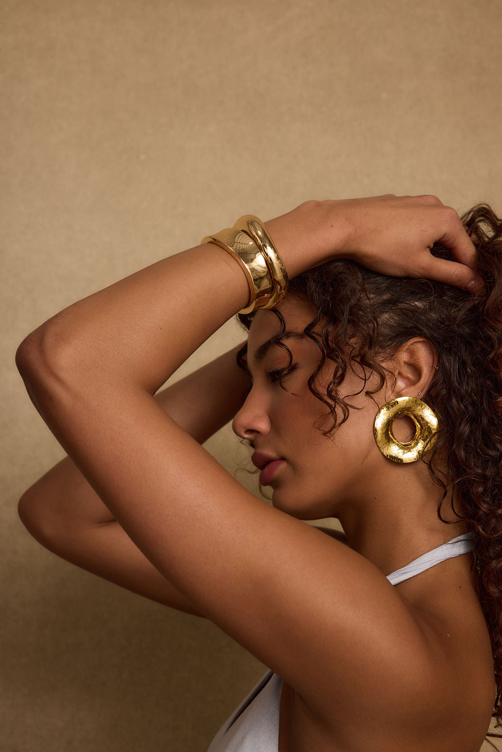 Elisa Gold Bangle Set