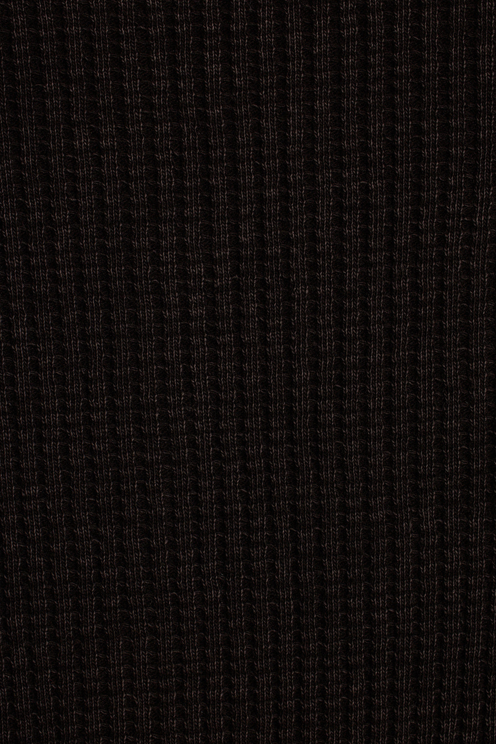 Waffle knit shacket fabric close-up showing textured weave and button detail