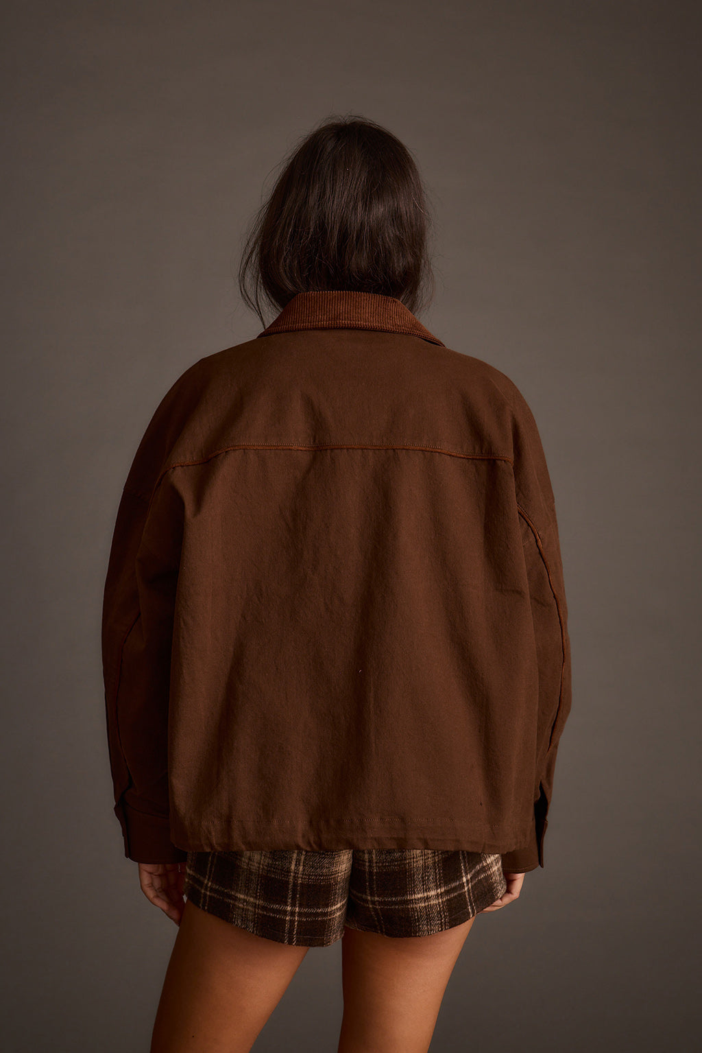 Fairfax Studded Canvas Relaxed Fit Utility Jacket