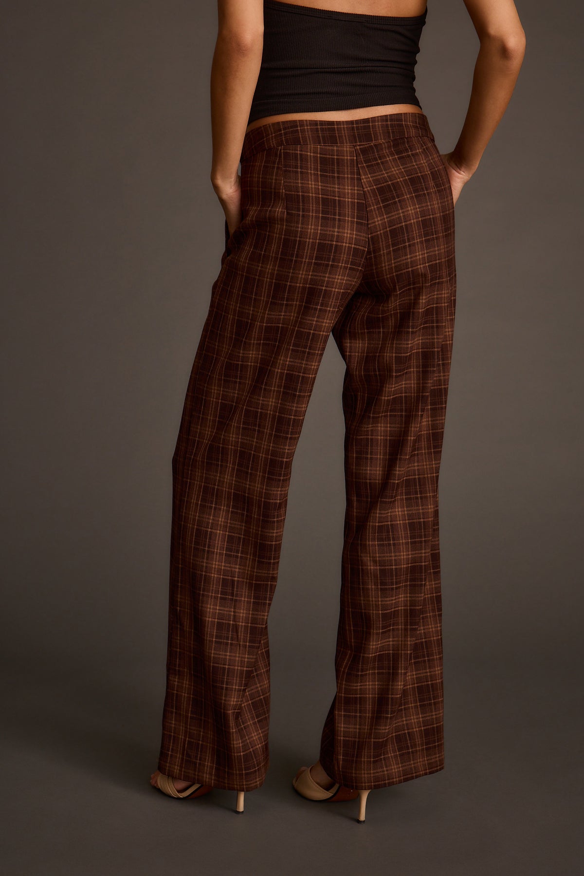 Franklin Mocha Plaid Pants