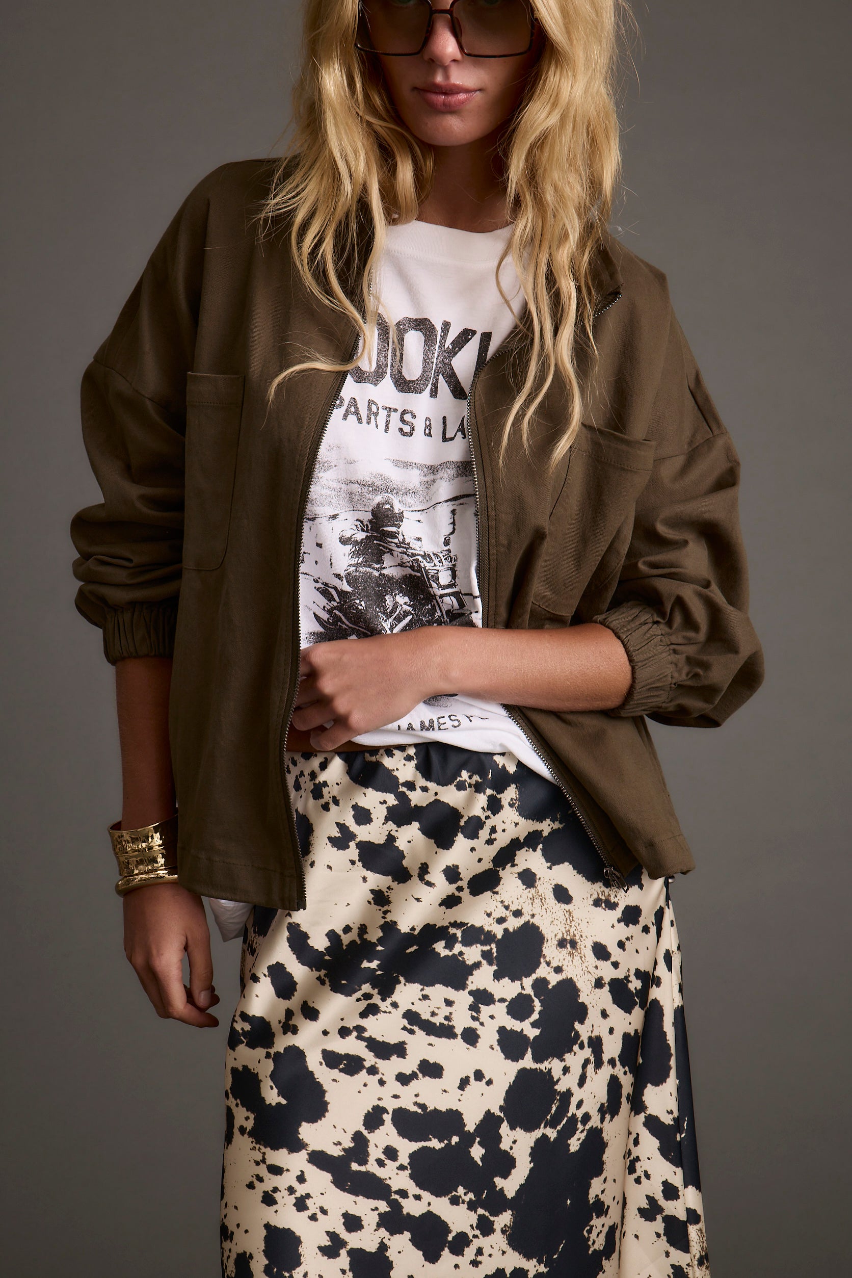 Fairfax Olive Canvas Relaxed Fit Utility Jacket