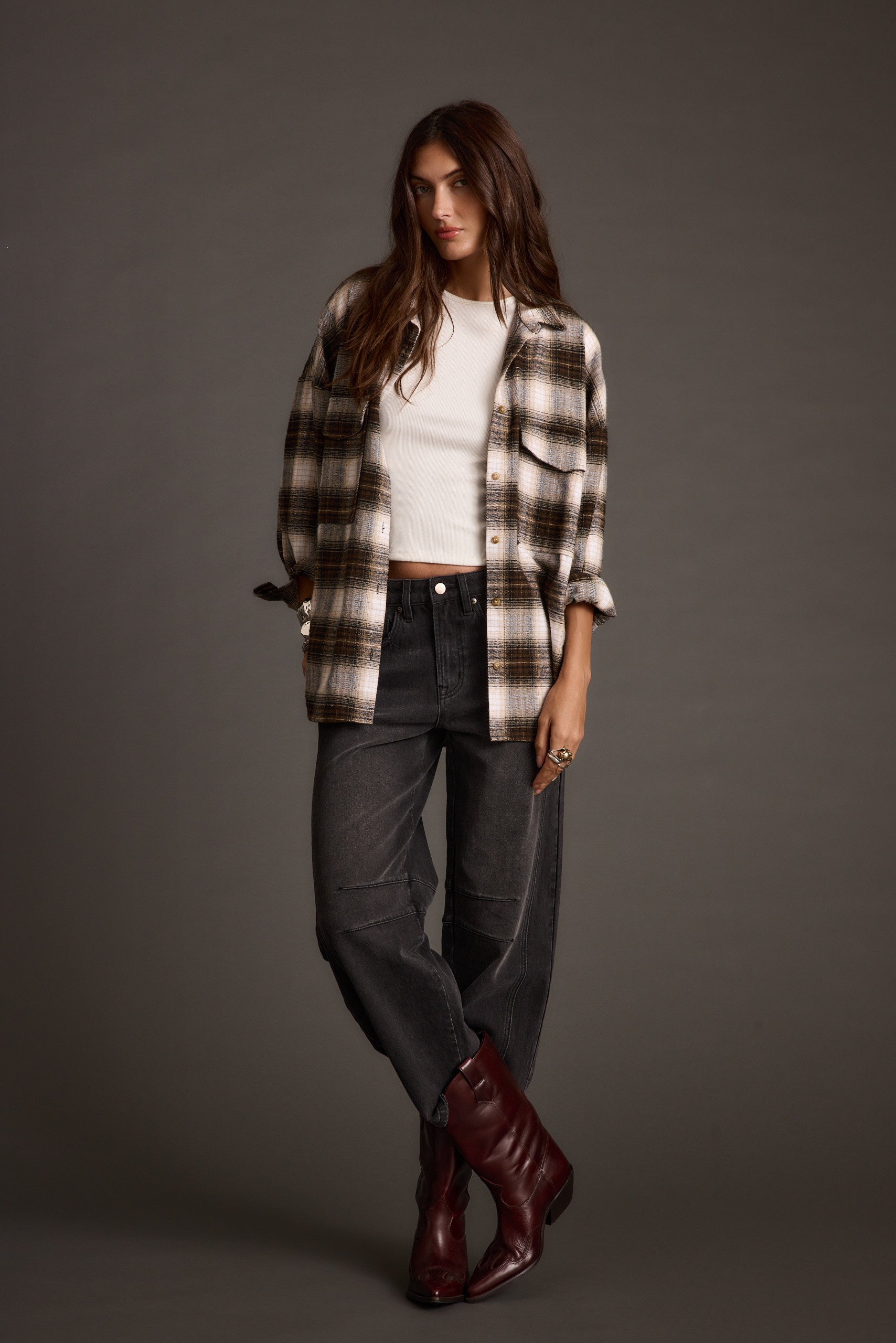 Fireside Espresso Plaid Flannel