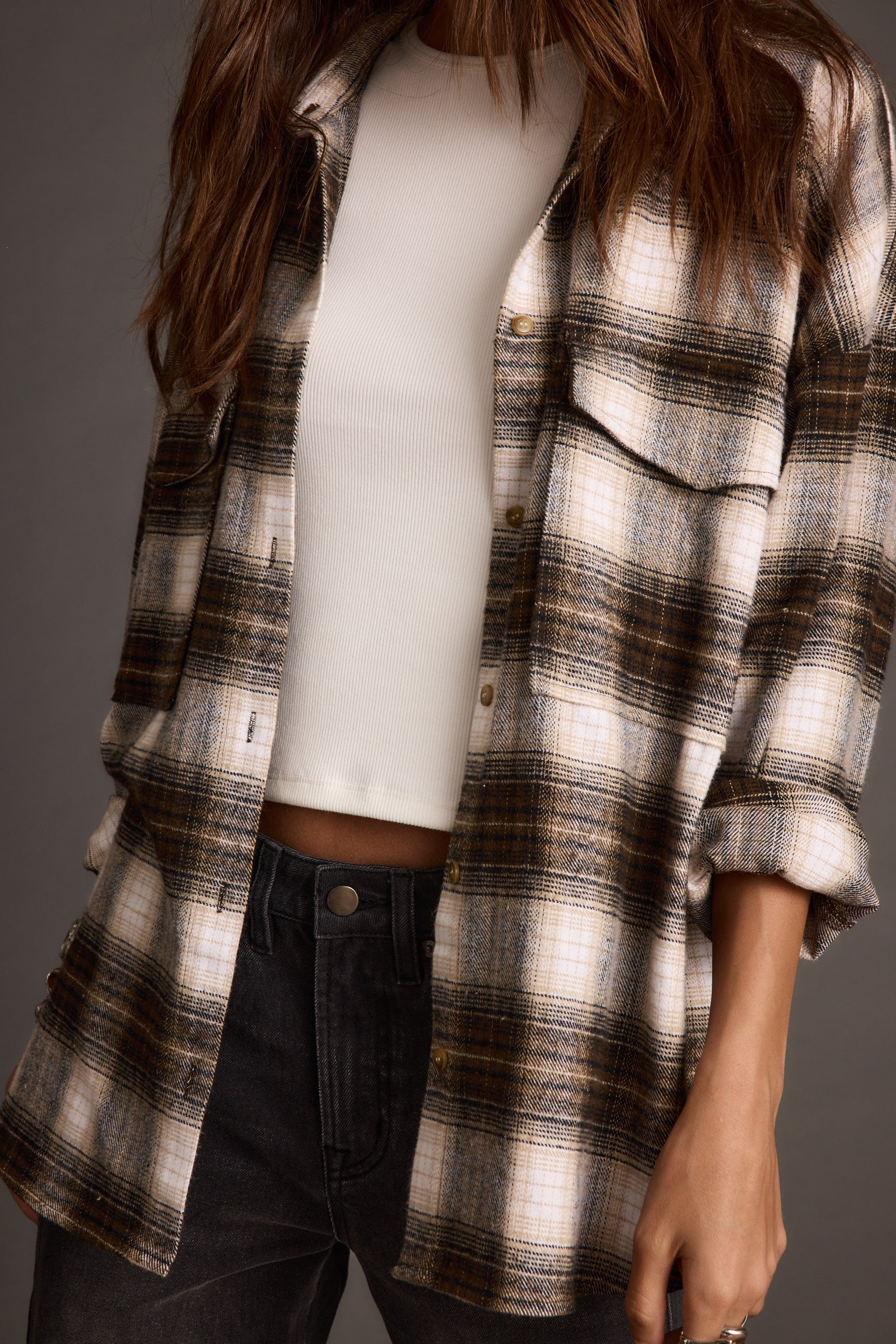 Fireside Espresso Plaid Flannel