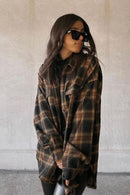 Fireside Mocha Plaid Flannel