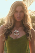 Giada Gold Pendant Necklace