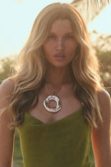Giada Gold Pendant Necklace