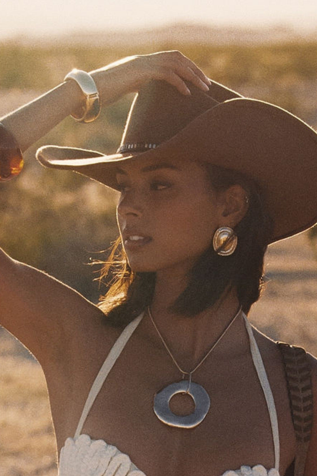Shop The Look: Hot Cowgirl Summer styled in a complete look from an alternate angle.