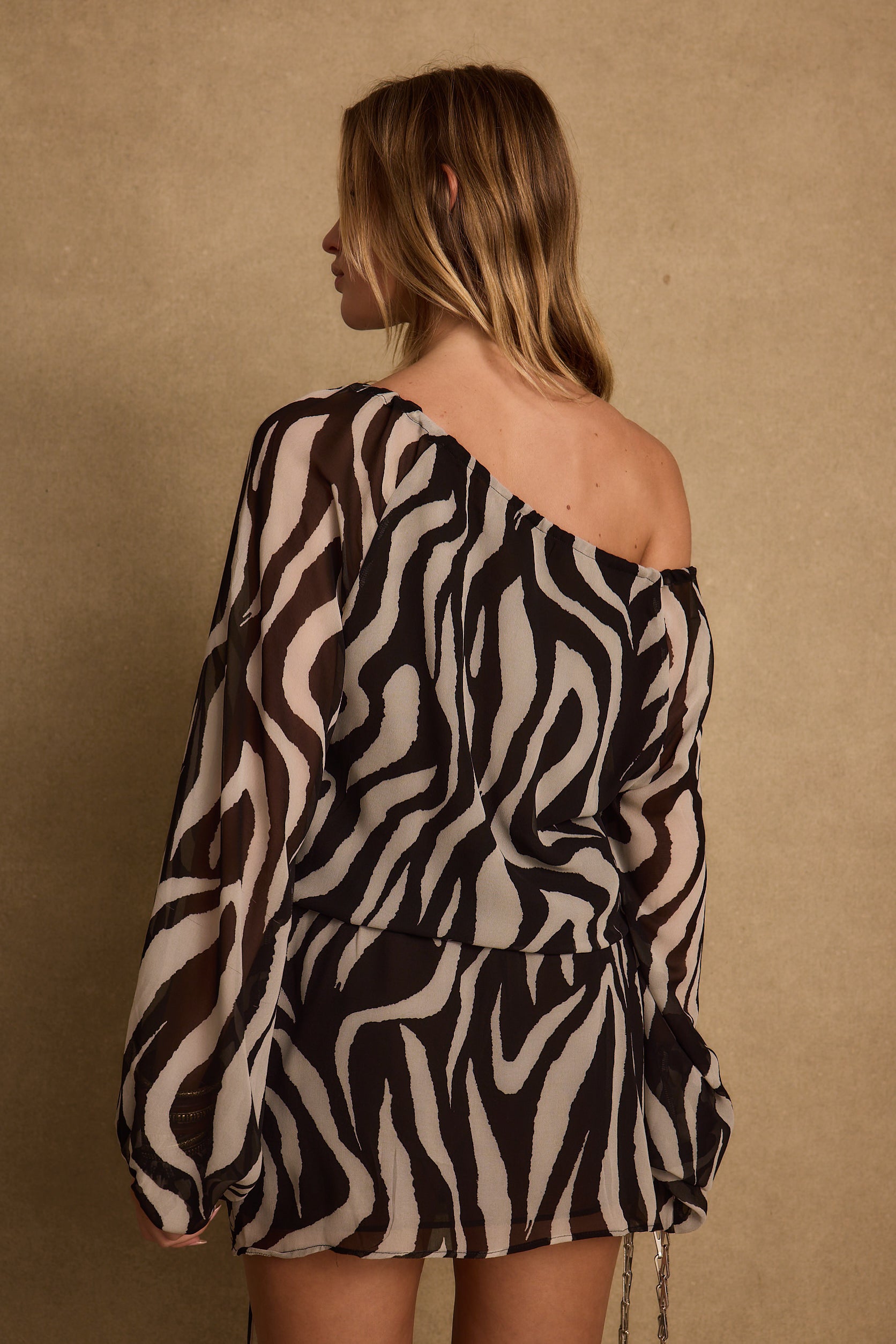 Gina Zebra Mini Dress